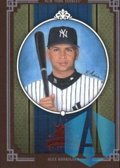 2005 (YANKEES) Diamond Kings Framed Red #375 Alex Rodriguez
